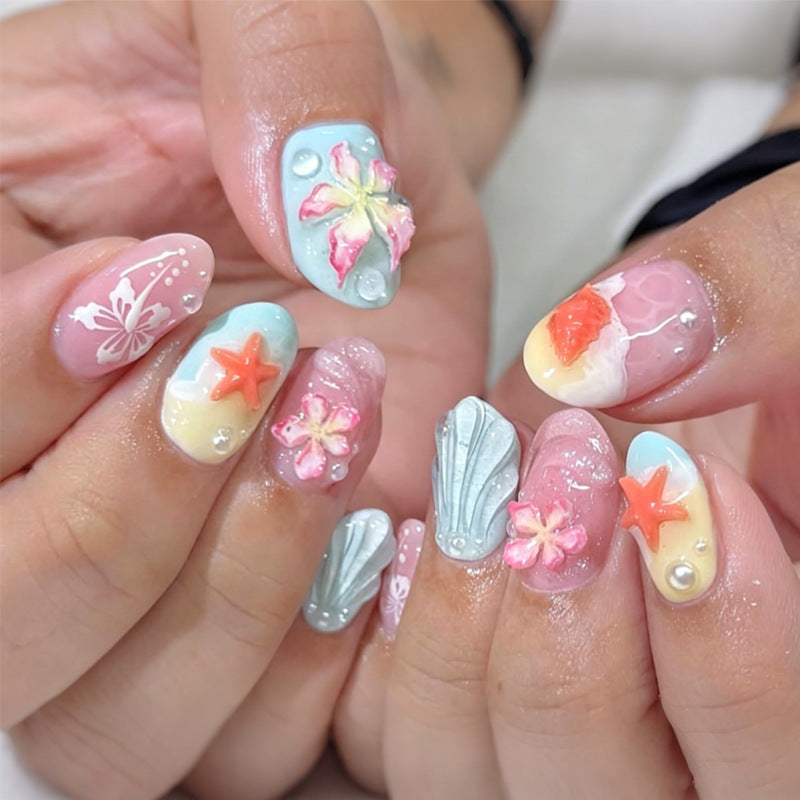 Maritime Artificial Nail Set Kalsten