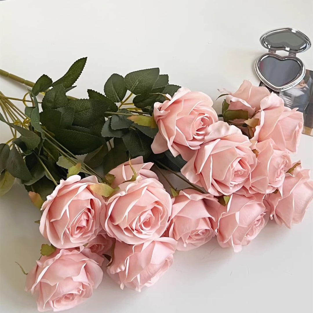 Decorative Faux Rose Bouquet