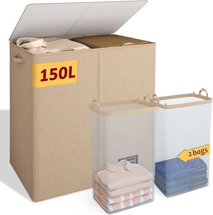 Large storage chest with lid and interior compartments Kalsten