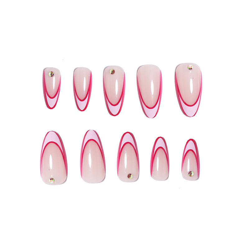 Artistic Stiletto Nail Art Extensions Kalsten