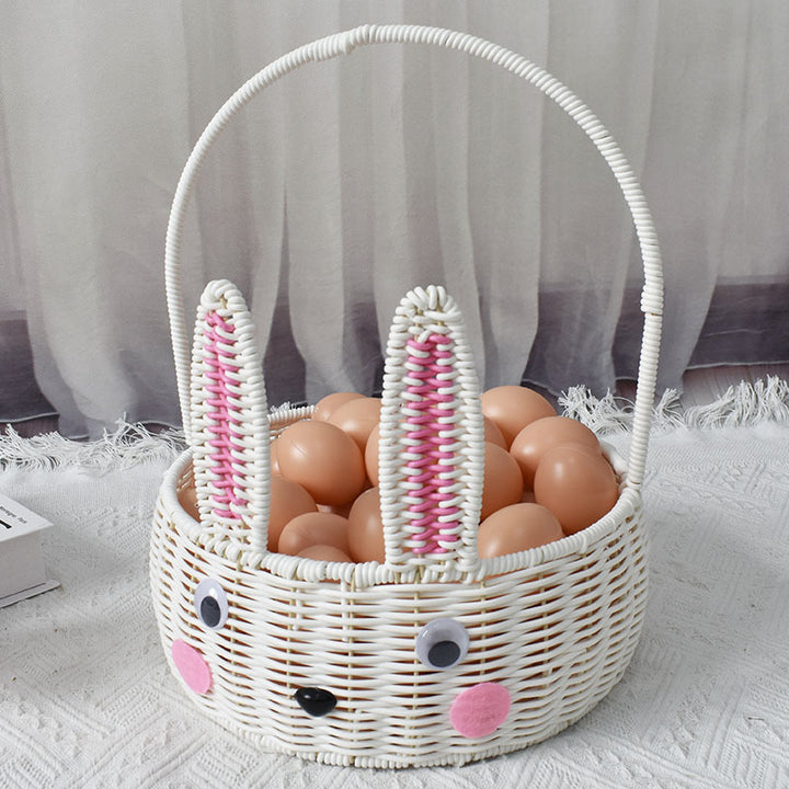 Bunny-Shaped Decorative Storage Basket Kalsten