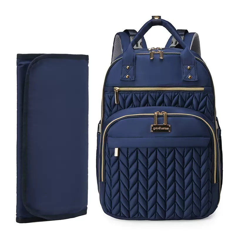 Elegant and Spacious Backpack with Textured Design Kalsten