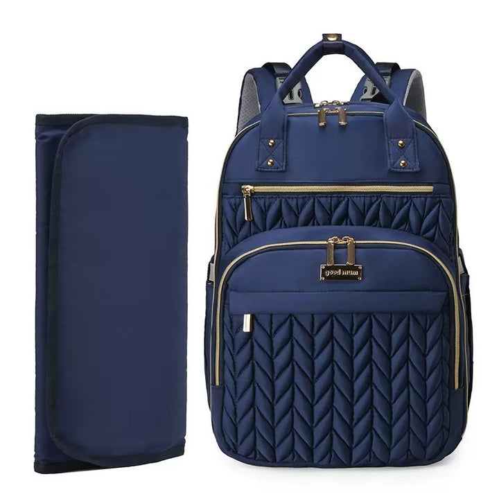 Elegant and Spacious Backpack with Textured Design Kalsten