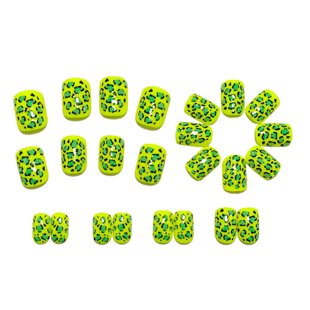 Artificial nails with animal leopard pattern Kalsten