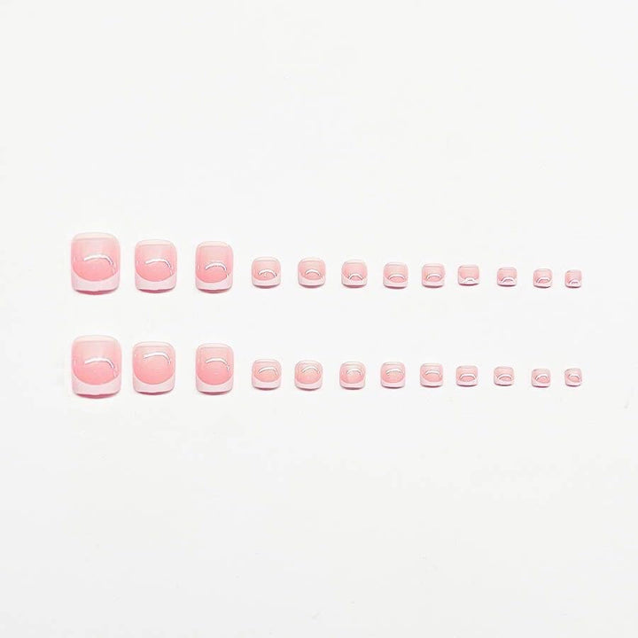 Elegant French Tip Nail Art Set Kalsten