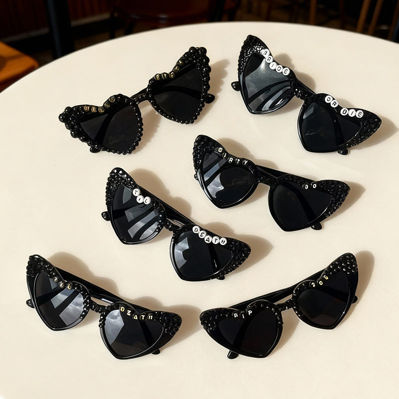 Statement Heart-Frame Sunglasses Kalsten