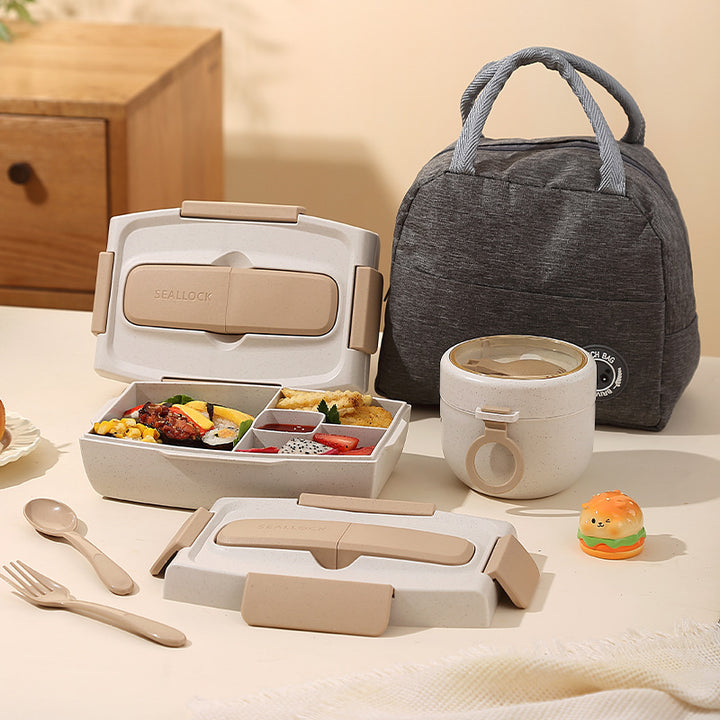 Airtight Multi-Compartment Food Storage Container