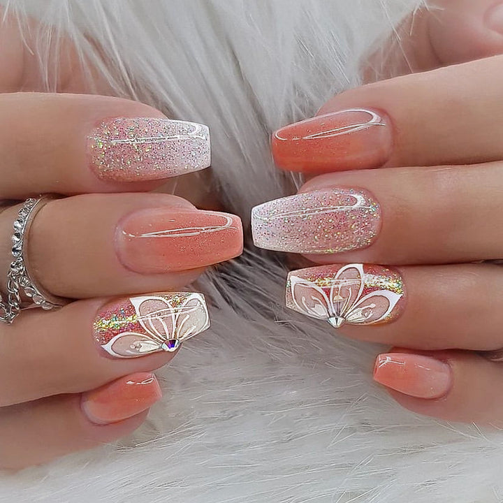 DIY Elegant Press-On Nails Set Kalsten