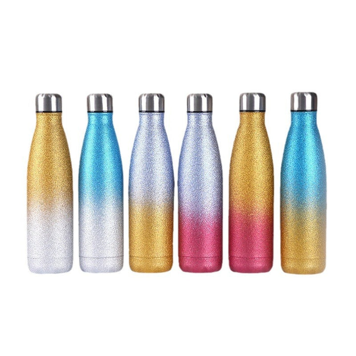 Ladies Insulated Water Bottle with Elegant Glitter Surface Kalsten