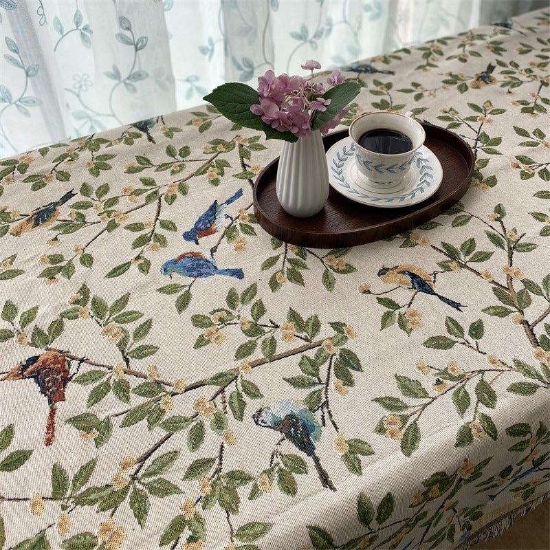 Decorative Floral Tapestry Blanket