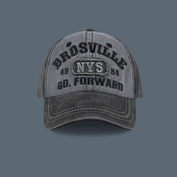 Vintage-Inspired Distressed Baseball Cap