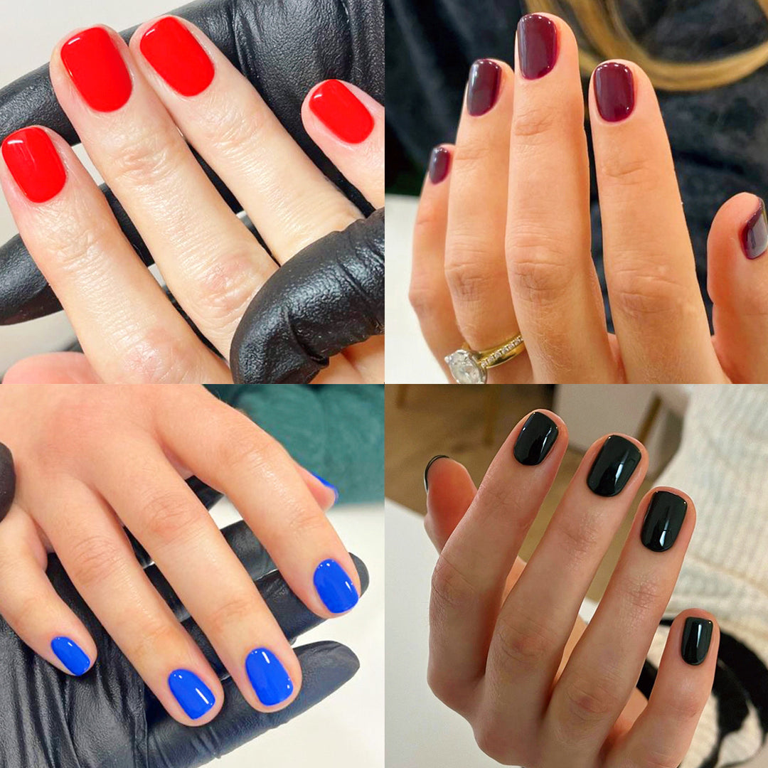 Glamorous nail art with high-gloss finish Kalsten