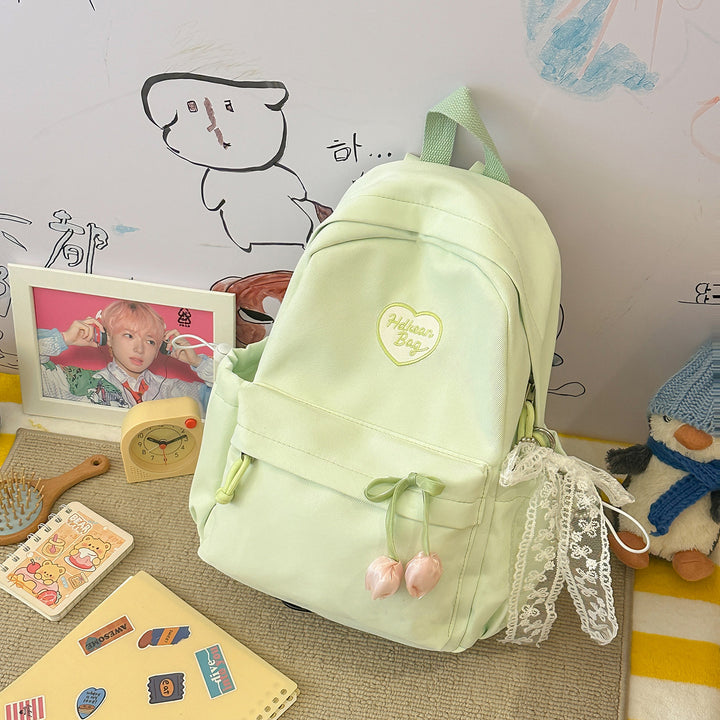 Floral-Embellished Casual Backpack Kalsten