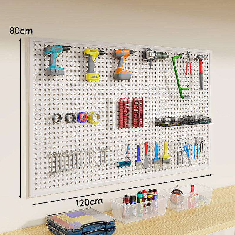 Pegboard Double-Prong Metal Hooks Compact Heavy-Duty Display Hangers