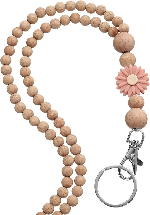 Decorative Beaded Keychain Lanyard Kalsten