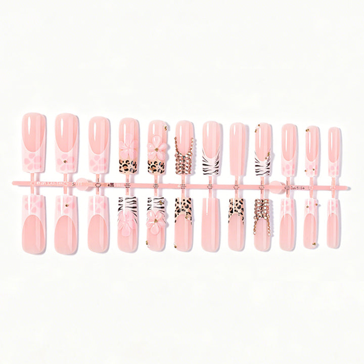 Elegant Decorative Press-On Nail Set kalsten 1788495542