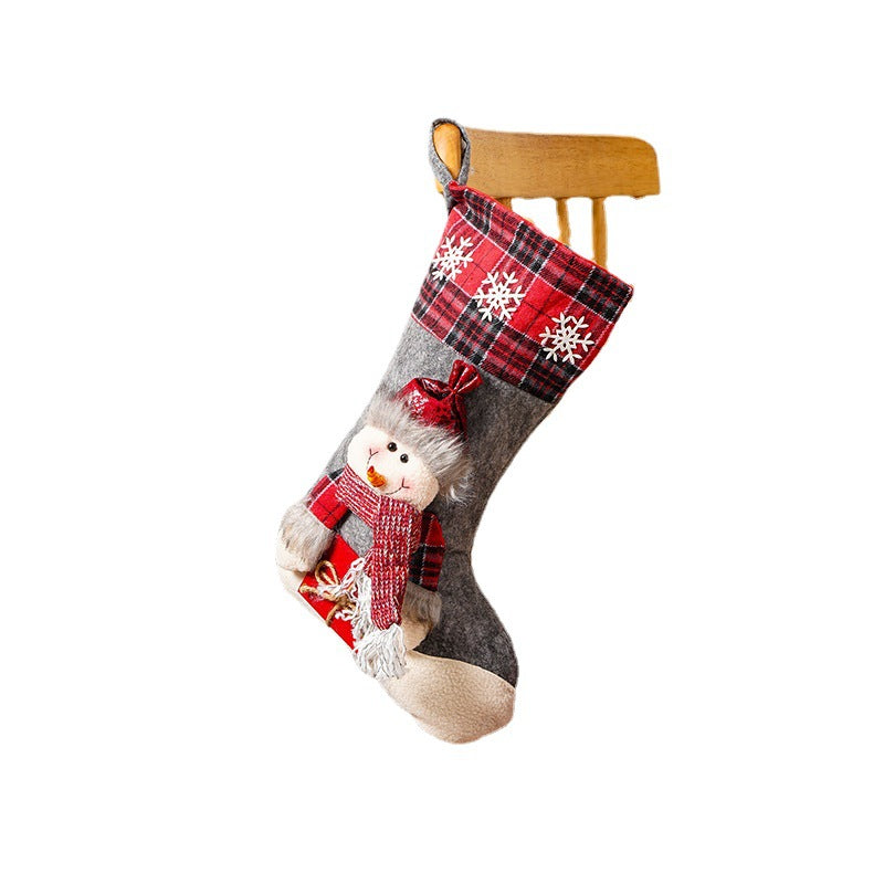 Festive Christmas stocking with reindeer motif Kalsten