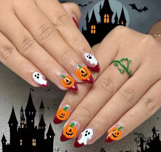 Artistic Halloween Themed Nail Art Kalsten
