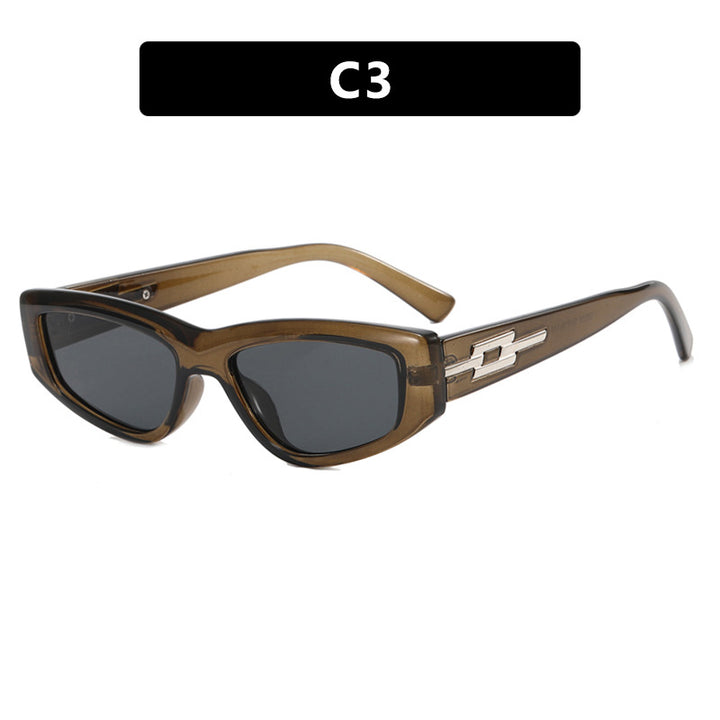 Women's stylish Cat-Eye sunglasses with transparent frame and cool lenses Kalsten