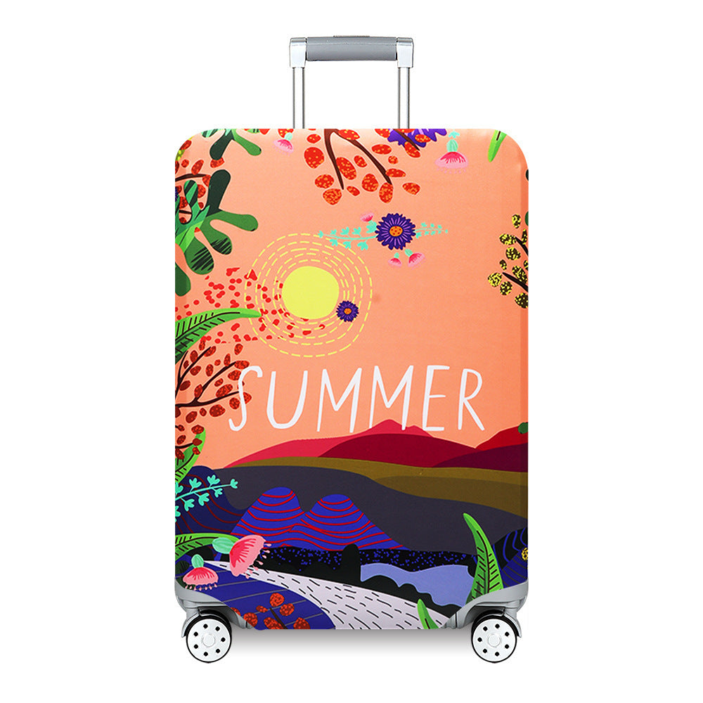 Women's Travel Suitcase with Colorful Floral Design Kalsten