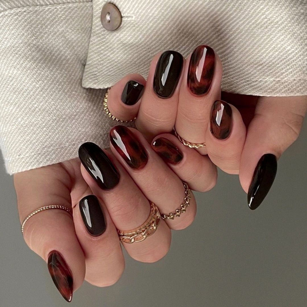 Halloween Nail Art Set with Creative Designs and Sparkling Details Kalsten