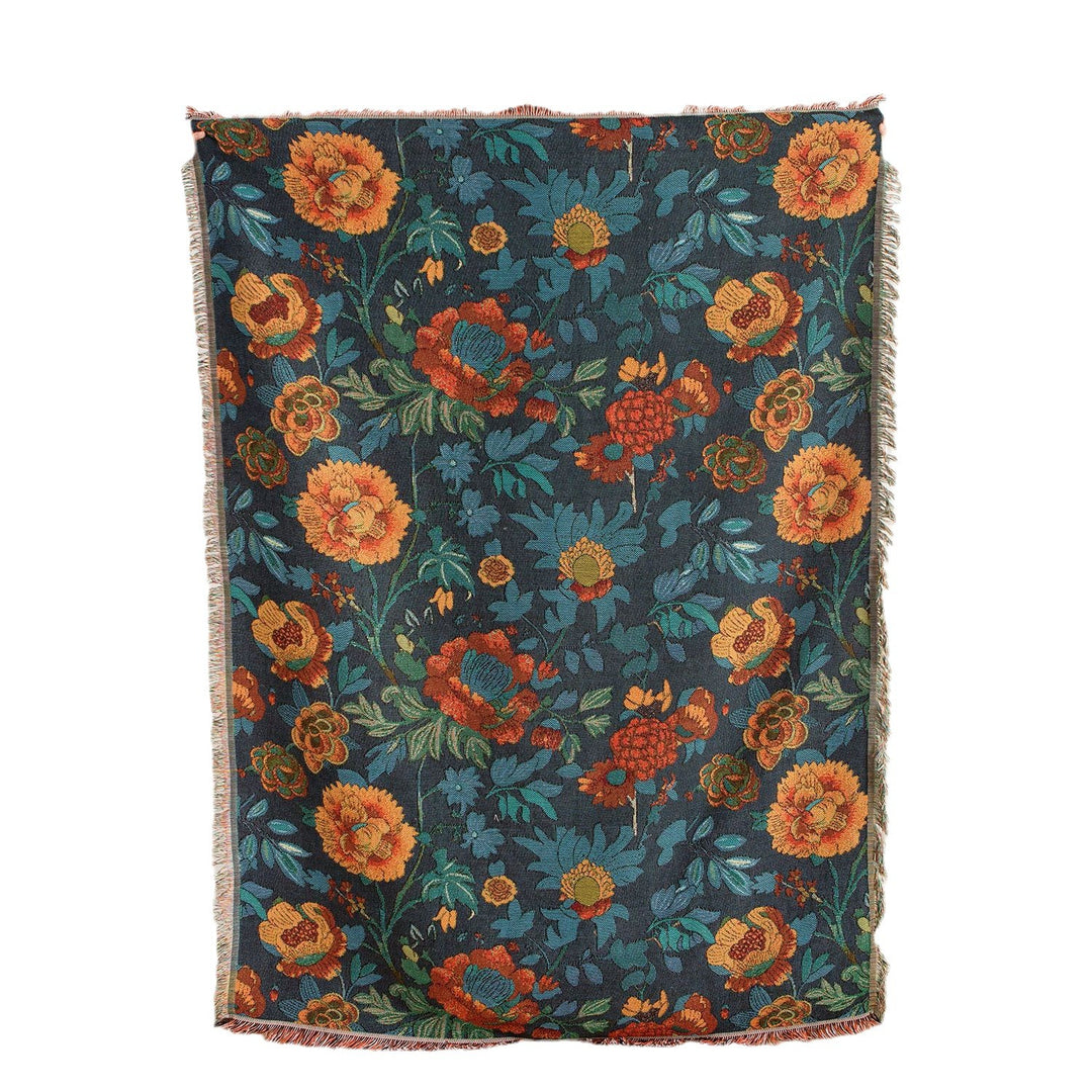 Home Decor Floral Throw