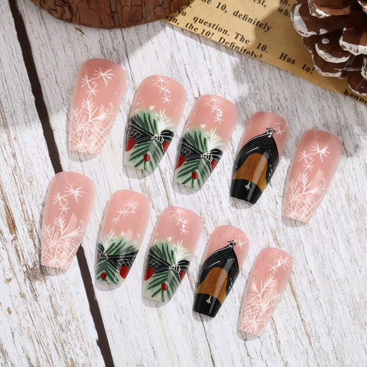 Decorative artificial nail set Kalsten