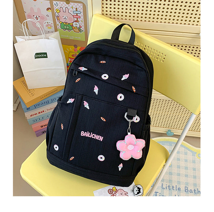Cute Ice Cream Patterned Backpack