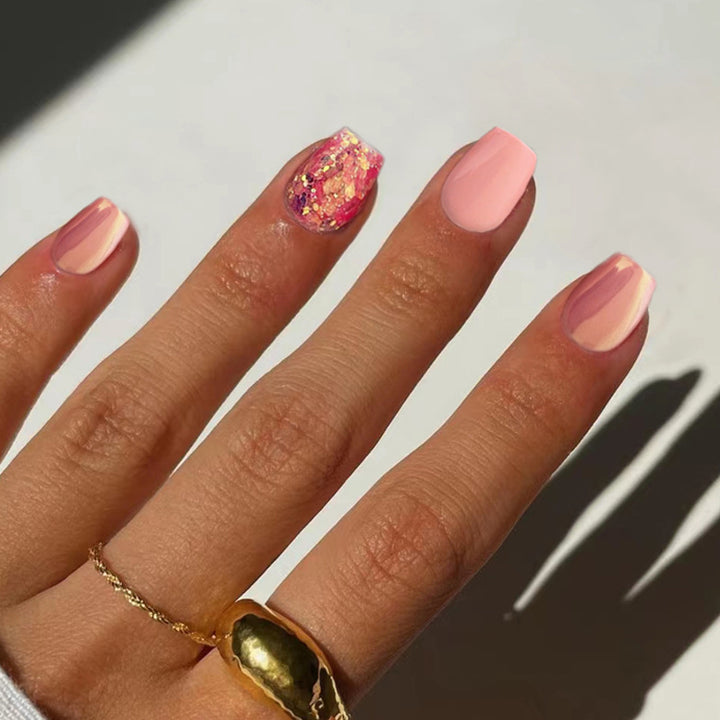 Sparkling Glitter Nail Art Extensions Kalsten
