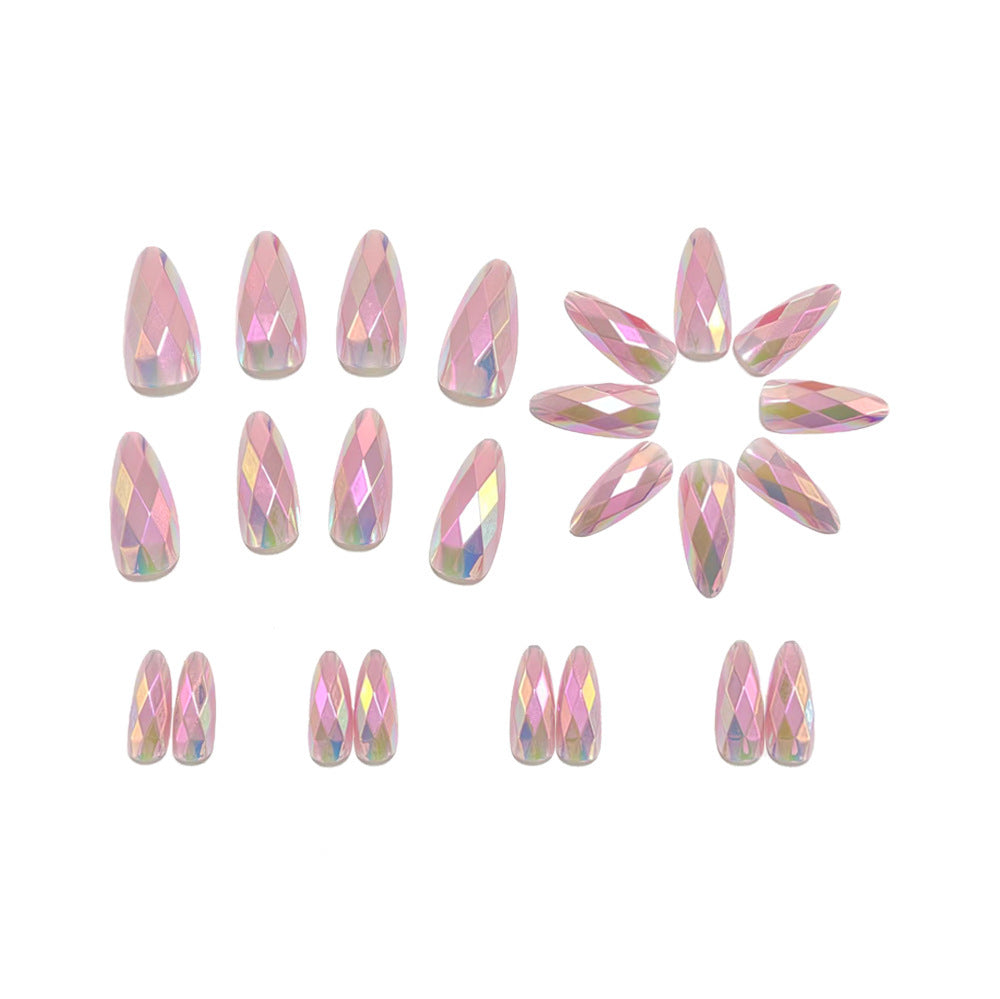 Artificial nails with radiant crystal design Kalsten