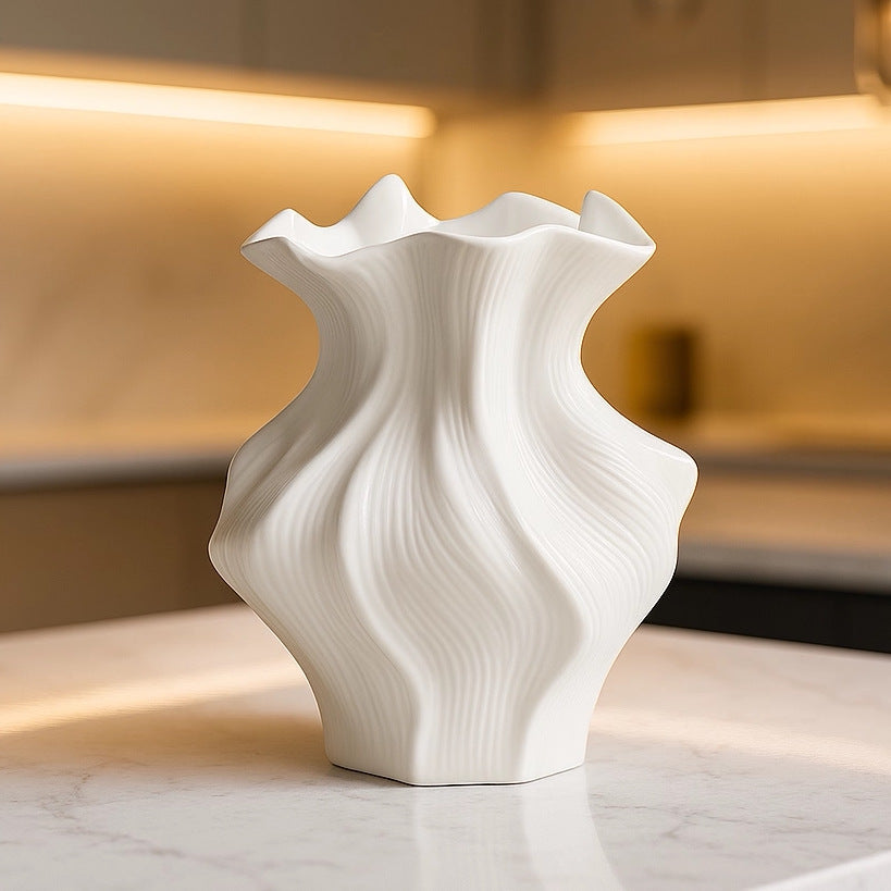 Artistic Textured Ceramic Vase