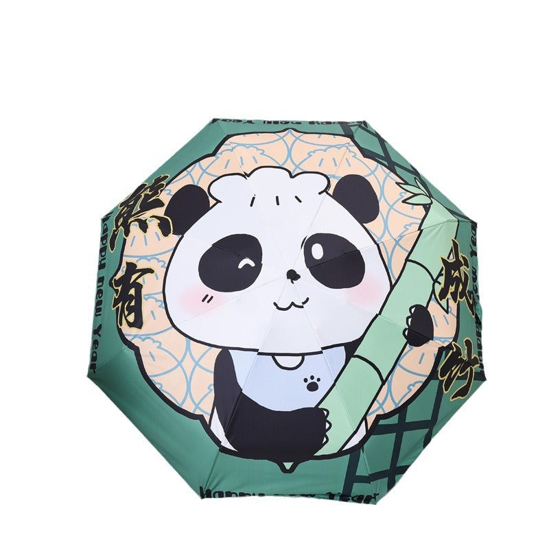 Ladies creative folding umbrella with graphic design Kalsten