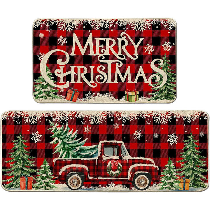 Festive Holiday Themed Doormat Kalsten