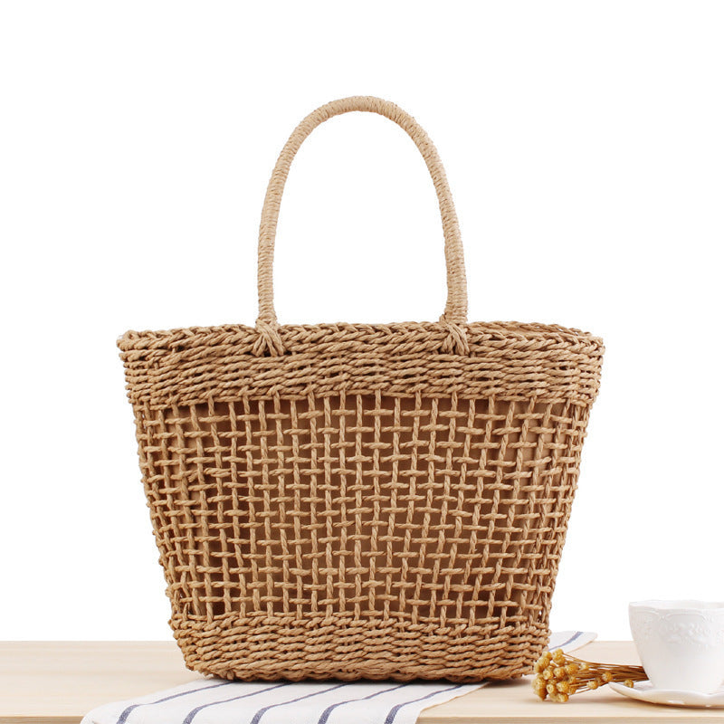 Braided Tote Bag Made of Natural Materials Kalsten