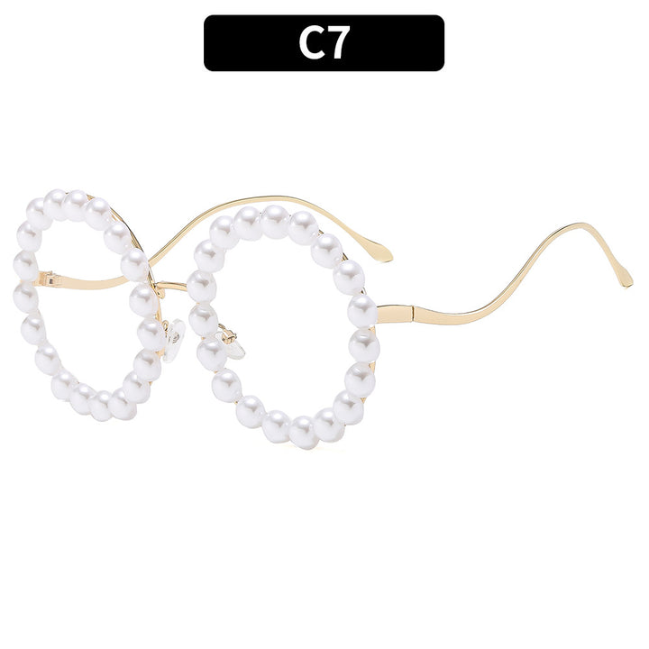 Decorative Round Frame Sunglasses
