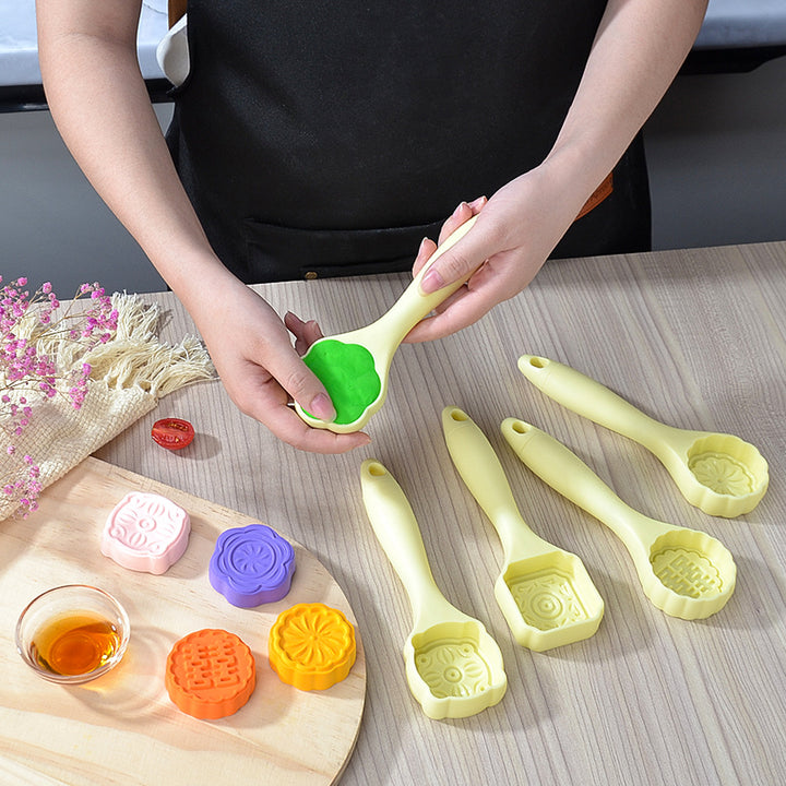Silicone Cookie Stamp Set with Various Patterns Kalsten