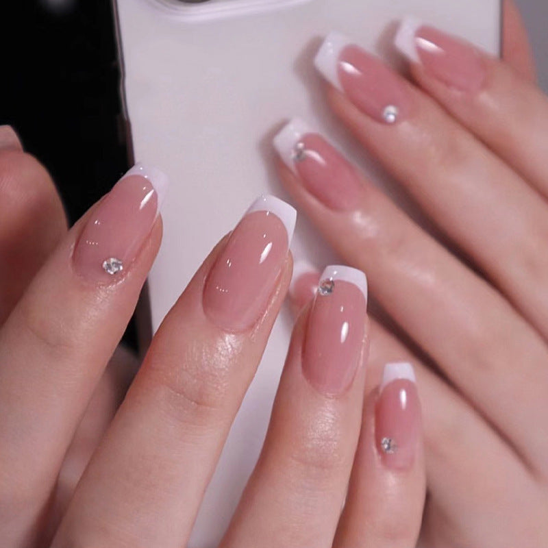 Glamorous artificial nails with French manicure Kalsten