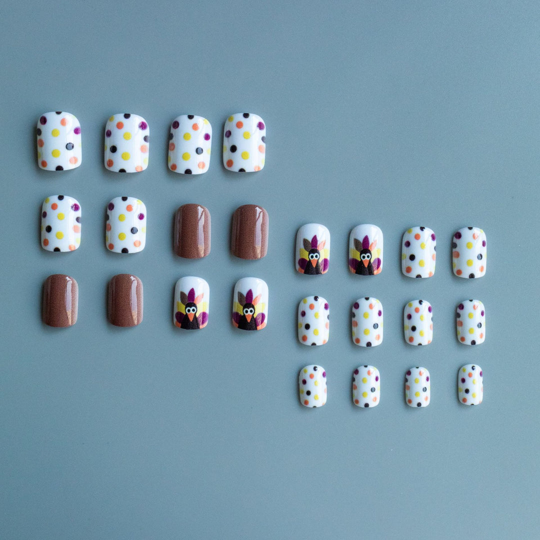 Festive Thanksgiving Themed Nail Art Kit