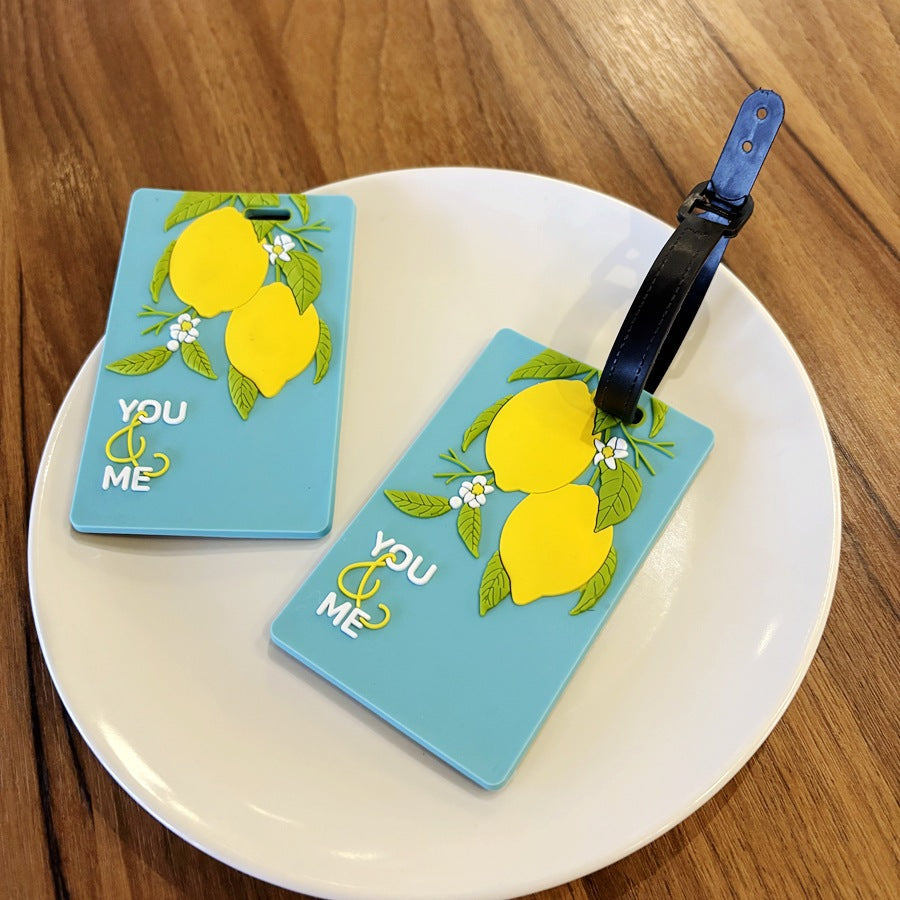 Lemon-Themed Travel Luggage Tag Kalsten
