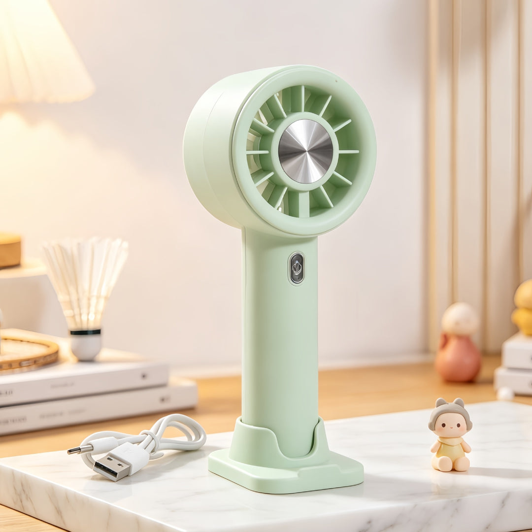 Portable handheld fan with ergonomic design and multiple speed modes Kalsten