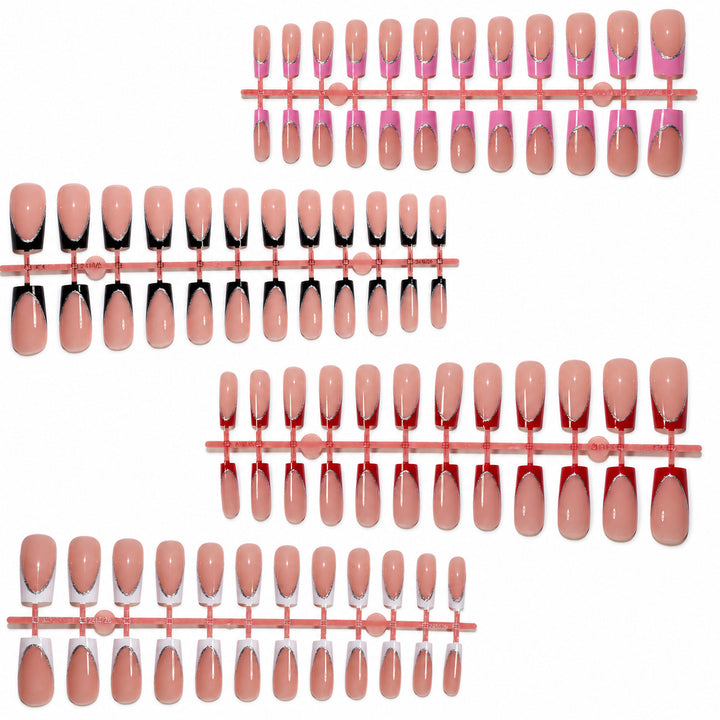 Premium Artificial Nail Set with Elegant Decoration Kalsten