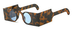 Avant-Garde Angular Frame Sunglasses Kalsten