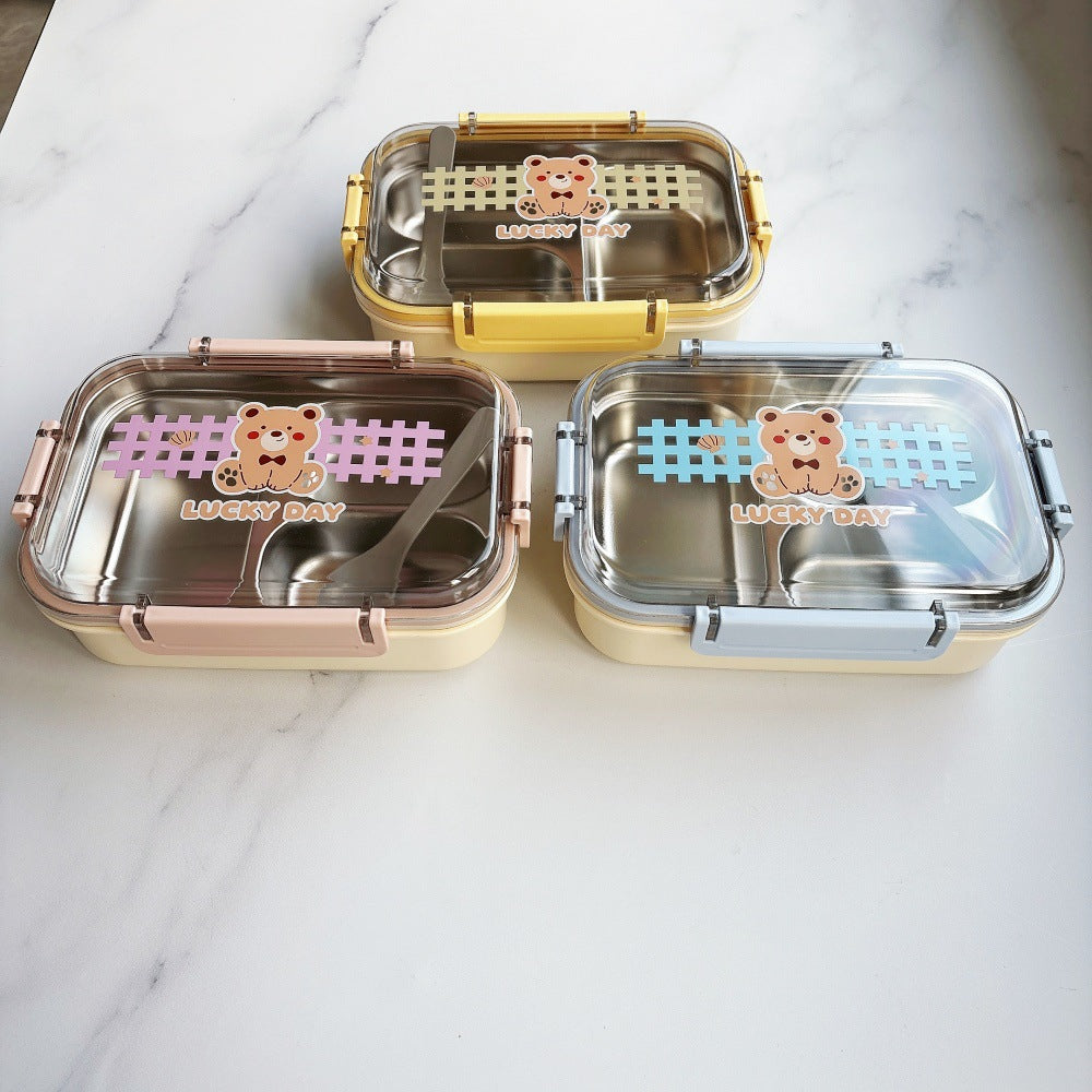 Multi-Compartment Insulated Lunch Box