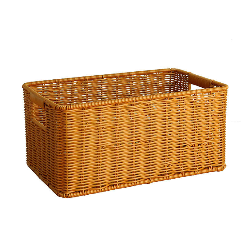 Wicker Storage Basket with Handles Kalsten