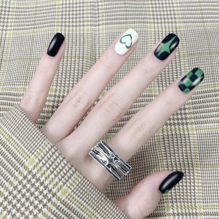 Creative Nail Art Set with Geometric Patterns Kalsten
