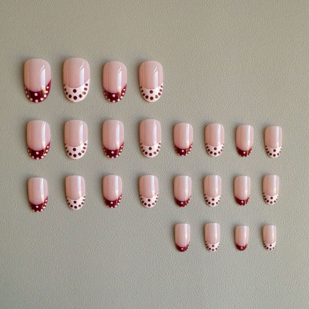 Creative French Tip Nail Art Set