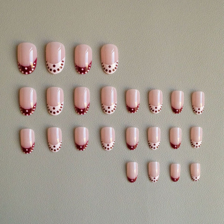 Creative French Tip Nail Art Set