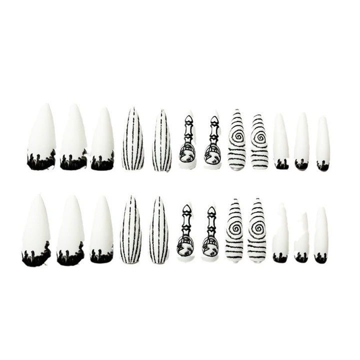 Artistic Thematic Press-On Nail Enhancements Kalsten