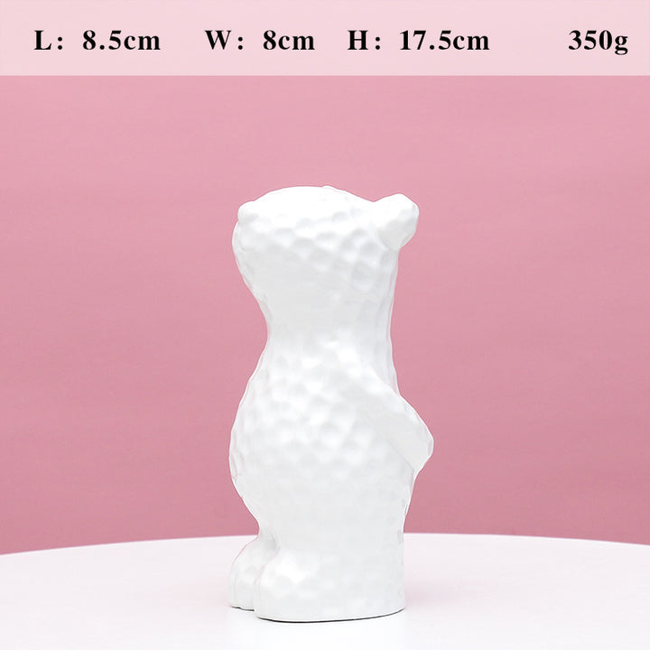 Decorative Ceramic Bear Figurine Kalsten