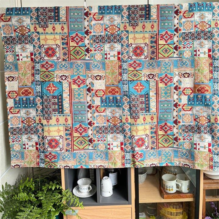 Artistic Geometric Tapestry Blanket